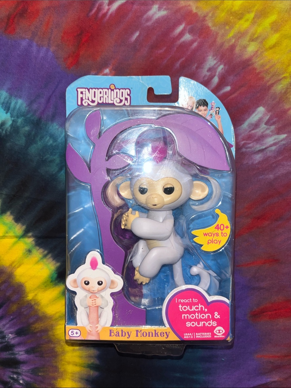Baby Monkey Plush Toy - Purple